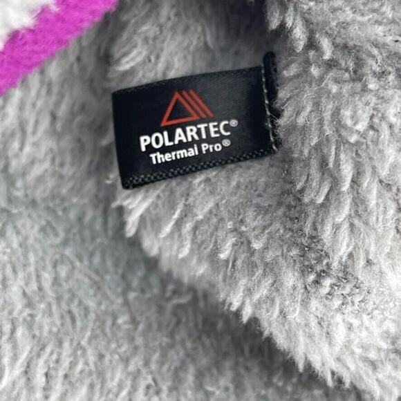 Patagonia Re-Tool Snap-T Pullover Womens Small Fleece Gray Purple Polartec Ski - Picture 6 of 12